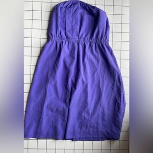 Urban Renewal by Urban Outfitters strapless dress remade from vintage fabric M